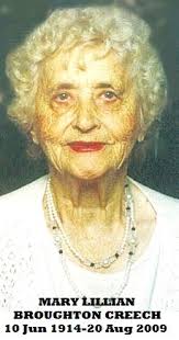 Mary Lillian Broughton Creech (1914-2009)