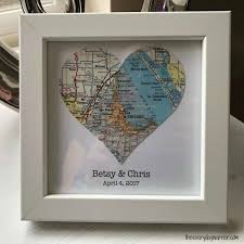 There are actually lots of really cool presents made out of natural wood, but if it's not really their thing, don't worry. 1st Wedding Anniversary Gift Ideas Paper Anniversary Custom Map 1st Wedding Anniversary Gift First Wedding Anniversary Gift 1st Wedding Anniversary
