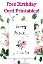 Birthdays, holidays and everyday occasions are simple and easy to celebrate with printable cards. Cute Printable Birthday Cards For Her Pretty Free Pdf Download