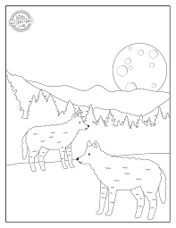Today we are celebrating the wild animals with this printable wolf coloring page pack that has two pages of simple sketches. Cutest Wolves Coloring Pages Kids Activities Blog