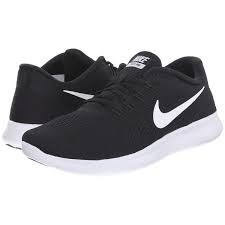 Black And White Tennis Shoes Womens Nike Free Rn Womens Running Shoes 100 Liked On Polyvore Featuring Shoes Athletic Shoes Lace White Athletic Shoes Dress Shoes Womens Black Athletic Shoes