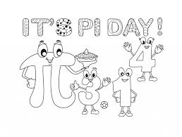 Pi day 2021 image all sorts of great celebrations happen across the country on pi day with people holding contests in which they memorize the digits of pi and indulging in round treats including pie. Pi Day Coloring Pages Pi Day