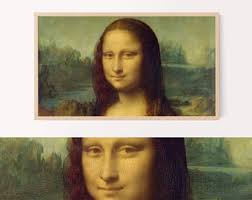 Frame TV Art, Mona Lisa Frame Tv Art, Digital Download, Leonardo Da Vinci