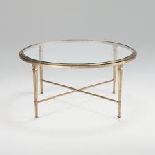 Ethanallen Com Collector S Classics Round Heron Coffee Table Comes In Antique Silver Or Gold Leaf Round Glass Coffee Table Gold Coffee Table Coffee Table
