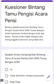 Check spelling or type a new query. 7 Contoh Kuesioner Penelitian Skripsi Terbuka Tertutup Google Form