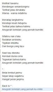 Hingga satu masa kutemukan bagian terindah. Mudakayakarya Karena Sheila On 7 Aku Menemukan Sosok Anugerah Terindah Yang Pernah Kumiliki