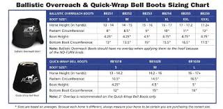 Professionals Choice Ballistic No Turn Overreach Bell Boots Sizes