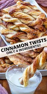 Cinnamon Twists Bakerish Recipe Pastries Recipes Dessert Fun Baking Recipes Puff Pastry Recipes Dessert
