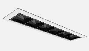 The ultra low glare optics, coupled with shielding baffle, provides industry leading brightness and glare control to make the light source virtually disappear. Linear Recessed Light Aculux Lini