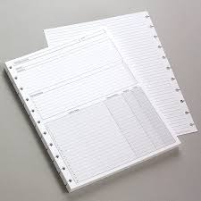 Special Request Project Planner Circa Letter 100 Sheets Plain On The Back Of Page Project Planner Planner Refillable Planner