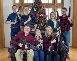 Kenosha Nursing Homes Christmas 2022 Gop Congressman Thomas Massie Slammed For Posing With Guns For Christmas  Photo Days After Oxford High School Shooting