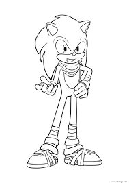 coloriage super sonic jecolorie com anniversaire 88