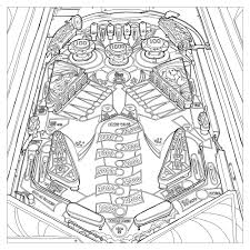 39+ machine coloring pages for printing and coloring. Pinball Of The Book Fantastic Machines Vintage Adult Coloring Pages