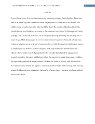 Child Sexual Abuse Research Paper
