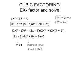 Factoring a quadratic equation may seem super easy to you now as you step into the world of cubic equations. How Do You Factor A Cubic Polynomial With 4 Terms