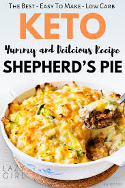 Keto Shepherd S Pie Lazy Girl Keto Recipes Easy Keto Recipes Dinner Low Carb Mashed Cauliflower