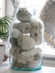 18 Gorgeous Vase Filler Ideas Yarn Storage Yarn Craft Room
