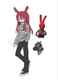 ri (qrcode), juan carlos bodoque, 31 minutos, black footwear, highres,  1boy, 1girl, animification, black pants, brown eyes, cigarette, empty eyes,  genderswap, genderswap (mtf), hair between eyes, hand in pocket, holding,  holding cigarette,