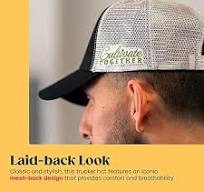 Men's Trucker Hat – Classic Mesh-Back Snapback Cap ...