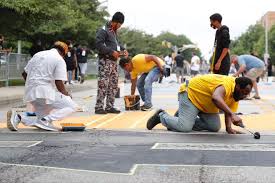 High scoring 4 letter words : Indianapolis Black Lives Matter Mural Painted On Indiana Avenue