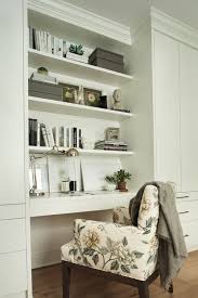 Built In Desk Contemporary Den Library Office Kelly Deck Design Desk Nook Cottage Style Bedrooms Floating Shelves