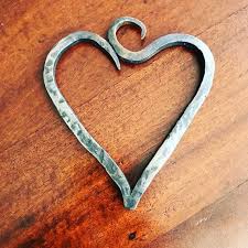 Check spelling or type a new query. Hand Forged Heart Wall Hanging Iron Jewelry Forging Metal Heart Wall