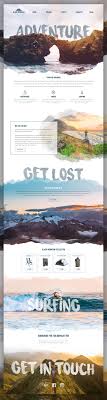Landingpage For A Adventure Travel Website Web Design Website Design Inspiration Webpage Design