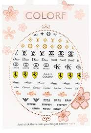 Get it as soon as thu, jul 22. Luxury Nail Decals Designer Nail Stickers Buy Online In Andorra At Andorra Desertcart Com Productid 206524955