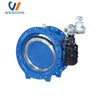 Electric three-eccentric metal hard seal butterfly valve ...