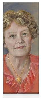 Mrs Doris Page, 2003 Yoga Mat by Anthea Durose