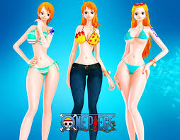 Nami 3d 3 Models By Glacemax Deviantart Com On Deviantart Model One Piece Fanart Deviantart