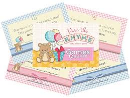 Have either the mum to be start the game or choose who holds the prize first. Hannah S Games Pass The Rhyme Game Baby Shower Game Pass The Parcel Game For The Mum To Be To Play At The Baby Buy Online In Bahamas At Bahamas Desertcart Com Productid
