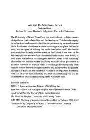 Crossing the Pond: The Native American Effort in World War II - UNT Digital Library