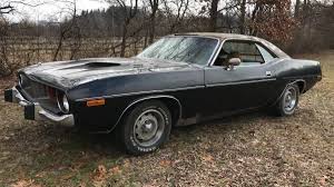 Image result for Formal Black 1973 Barracuda
