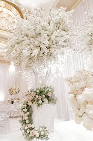 Opulent Wedding With Classic Winter White Color Scheme Inside Weddings Opulent Wedding White Wedding Decorations White Winter Wedding