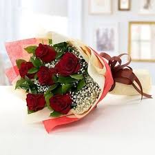 Dubai Flower Shop Red Rose Bouquet Flower Delivery Rose Bouquet