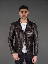 Sayonara Outlet Leather Jeans Men Jackets Mens Designer Fashion