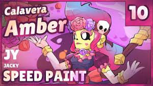 Want to discover art related to brawlstarsfanart? Speed Paint Calavera Amber Skin Idea Brawl Stars Fan Art 10 Youtube