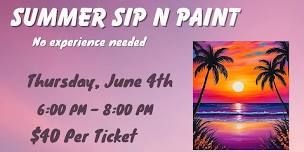 Summer Sip N Paint