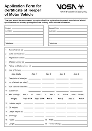 _____ this is to certify that i have personally weighed or supervised the weighing of the _____, _____ (year & make of the car, truck, or trailer). Application Form For Certificate Of Keeper Of Motor Vehicle