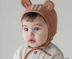 Happy Prince Once squirrel cotton baby hat made in Korea
