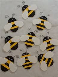 Black And White Striped Bee Like Insect Pin By Sue Jackson On Bumble Bee Shower Bee Crafts Bumble Bee Craft Foam Crafts