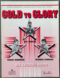 CARBAJAL, MICHAEL-JOSE MANUEL DIAZ & MORRISON-TERRELL & MERCER-RICHARDSON &  TAPIA-JOHNSON OFFICIAL PROGRAM (1989)