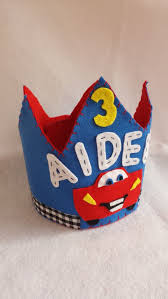 Handmade Birthday Crown For Boy Cars Birthday Crown Lightening Mcqueen Birthday Decor Birthday Hat Party Hat Birthday Crown Disney Princess Party Boy Birthday
