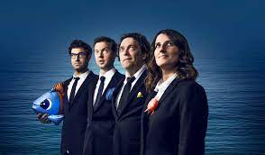 A podcast from the qi offices in which the writers of the hit bbc show huddle around a microphone and discuss the best things they've found out this week. No Such Thing As A Fish Nosuchthingasafish