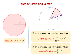 How to calculate the sector area of an ellipse? Area Of A Sector And Segment Video Lessons Examples Step By Step Solutions