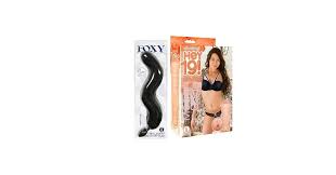 Amazon.com: Sex Toy Couples kit of Foxy, Soft Fluffy Black Fur Fox Tail  with Silicone Butt Plug for Anal Play, Foreplay or Role-Play! and Icon  Brands Vibrating Pussy Stroker Megan Sage :