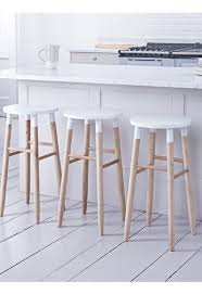 New Raw Oak Bar Stool White Stools Chairs Kitchen Oak Bar Stools Bar Stools Kitchen Stools