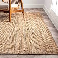 Nuloom hand made contemporary modern simple braided jute area rug in natural tan. Beachcrest Home Latham Rigo Jute Hand Woven Tan Area Rug Reviews Wayfair Ca Sisal Area Rugs Jute Area Rugs Jute Rug Living Room
