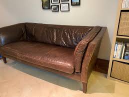 How to build your own crate and barrel sectional? Crate Barrel Leather Sofa Furniture Home Living Furniture Sofas On Carousell